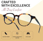 Xenvue Blue Light Blocking Glasses for Men – Premium + Stylish Computer and Screen Eyewear, Reduce Eye Strain