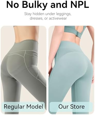 TIICHOO Seamless Period Underwear for Women Lightweight No Show Period Panties with Laundry Bag 5-Pack