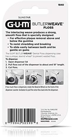 ButlerWeave Dental Floss 200 Yard