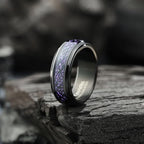 King Will 316L Stainless Steel Spinner Ring for Men Women- 8mm Width Fidget Ring with Dragon/Celtic Knot Pattern, Stress Anxiety Relief Comfort Fit Wedding Band