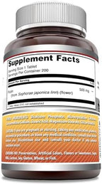 Amazing Formulas Rutin 500mg 200 Tablets Supplement | Non-GMO | Gluten Free | Made in USA