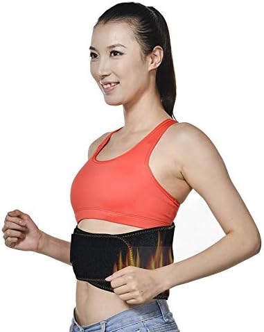 Far Infrared Fever Lumbar Brace Vibration Massage, Lower Back Support Belt for Men Women Pain Relief,Heat Retention