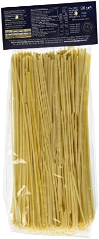 Spaghetti alla Chitarra Organic Italian Pasta di Gragnano I.G.P.| Pastai Gragnanesi | USDA Certified Organic| 17.6oz (500g)