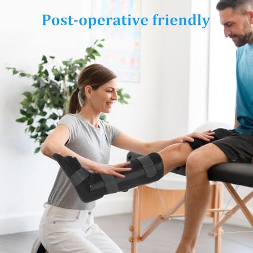 Unisex Foot Brace Night Splint, Solid Support, Cover Calf, Tibia Fibula Ankle Brace for Sleeping, Adjustable Tibia Fibula Ankle Protector for Ligament Sprain, Fracture Recovery Support, for Left/Right