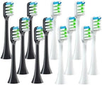 12 PCS Compatible for SOOCAS X3/X3U/X5 Brush Heads Replaceable Soft Sonic Electric Toothbrush Clean Brush Vacuum Bristle Nozzles(12Pink)