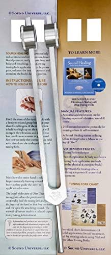 Ohm Therapeutics Low OHM (OM) Tuning Fork for Practitioners and Sound Therapy (68.05 hz) Helps Reduce Swelling & Inflammation - Made in USA