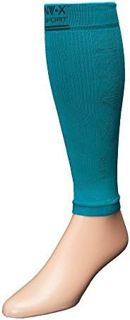 Leg Sleeves 15-20MMHG Compression Enhanced Performance & Protection, Acid Aqua, Medium