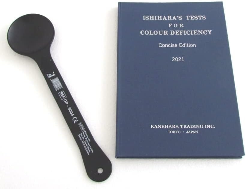 Ishihara Color Vision Book 14 Plates Concise Edition with Eye Occluder (Combo Pack)