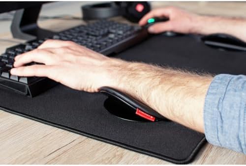 CHERRY SLIDEPAD Ergo Sliding armrest to Improve ergonomics at The Workplace. Full Freedom of Movement with a Comfortable Posture at The Same time