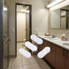 4Pcs Transparent Toilet Seat Bumper Set, Silicone Strong Adhesive Toilet Seats Lid Bumpers, Toilet Seat Buffers, Toilet Lid Rubber Pads for, Home, Hotel and Hospital Toilets