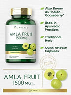 Carlyle Amla Capsules 1500mg | 120 Count | Amalaki Fruit | Herbal Extract Supplement | Non-GMO and Gluten Free