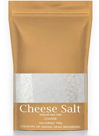 CHEESE MAKING SALT 100g - SEA SALT FREE FROM ADDITIVES-FROM DEAD SEA-NON IODISED …