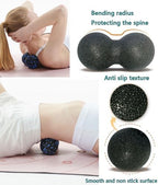 Hard Peanut Massage Ball - Double Ball for Trigger Point Therapy, Myofascial Release, Deep Tissue Fitness Massage & Relax Tight Muscles, Peanut Ball 16cm & Trigger Point Massage Ball 8cm (B)