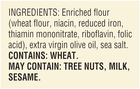 La Panzanella Croccantini, Original Sea Salt Crackers (Pack of 12) - Light Artisanal Crackers, Charcuterie Crackers, Non-GMO, Kosher, 12 x 6 oz