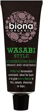 Biona Organic Wasabi Style Horseradish Paste (50g) - Pack of 6