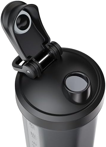 VOLTRX Protein Shaker Bottle, Merger USB C Rechargeable Electric Protein Shake Mixer, Shaker Cups for Protein Shakes and Meal Replacement Shakes, BPA Free, 24oz | USB C Rechargeable, Shaker Cups, for Protein Shakes
