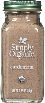 Simply Organic Cardamom, 2.82 Ounce, Certified Organic & Kosher, Aromatic, Subtly Spicy-Sweet, No ETO, Non Irradiated