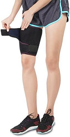 Soles Thigh Support Brace and Compression Sleeve (SLS313) Black