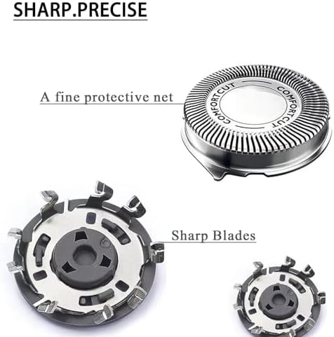 SH30 Replacement Heads for Philips Norelco Series 3000, 2000, 1000 Shavers and S738 Click and Style,sh30 shaving head replacement 3-pack