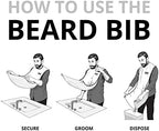 BEARD KING Beard Bib Apron - As Seen on Shark Tank – Gifts for Him, Stocking Stuffers for Men, Mens Gift