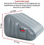 Inflatable Leg Wedge Pillow for Elevation. PT Designed EZ Up Pillow Helps Relieve Back and Hip Pain and Pressure, Swelling of Feet, Ankles and Knees Post Surgery or from Injury or chronic conditions.