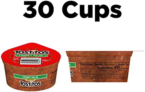 Tostitos, Medium Chunky Salsa To Go, 3.8 Ounce (Pack of 30)