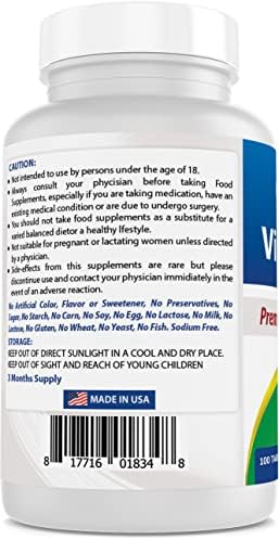 Best Naturals Vitamin D3 2000 IU (50 mcg) - 100 Tablets - 100 Days Supply - Helps Support Immune Health, Strong Bones and Teeth, & Muscle Function (100 Count (Pack of 1))