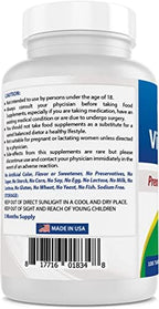 Best Naturals Vitamin D3 2000 IU (50 mcg) - 100 Tablets - 100 Days Supply - Helps Support Immune Health, Strong Bones and Teeth, & Muscle Function (100 Count (Pack of 1))