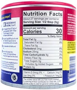 Bird's Original Instant Custard Powder 240g – Classic British Dessert Mix, Just Add Water, Creamy & Delicious (Pack of 2)