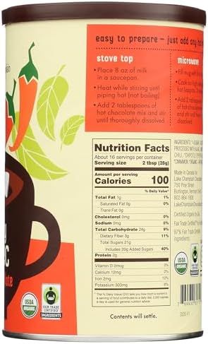 Lake Champlain Chocolates Spicy Aztec Hot Chocolate, 16 oz (Packaging May Vary)