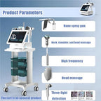 Generic Skin Diagnosis Hair Analyzer with 20" Display, Microscope Scalp Hair Follicle Detector with Trolley, Scalp Analysis Machine, HairFollicle Health Detection Camera(B)