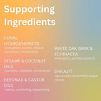 Bliss Energetics Fluoride Free Remineralizing Herbal Toothpaste - Hydroxyapatite, Coconut Oil, Castor Oil, Shilajit and Turmeric - 2oz Mint Essential Oil - Non-Abrasive