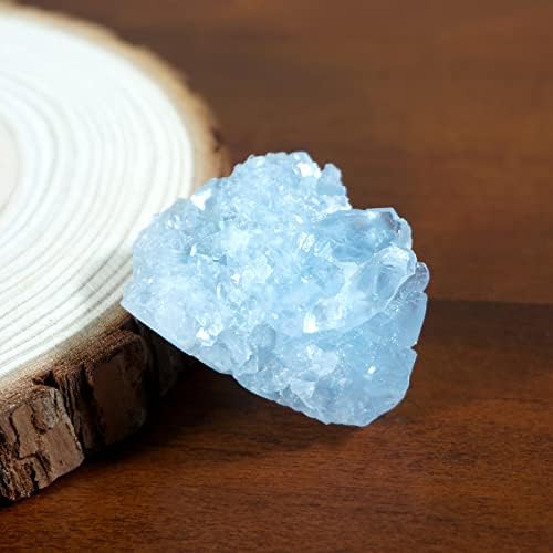 Natural Raw Blue Celestite Mineral Irregular Healing Crystal Cluster for Meditation Therapy Home Room Decoration