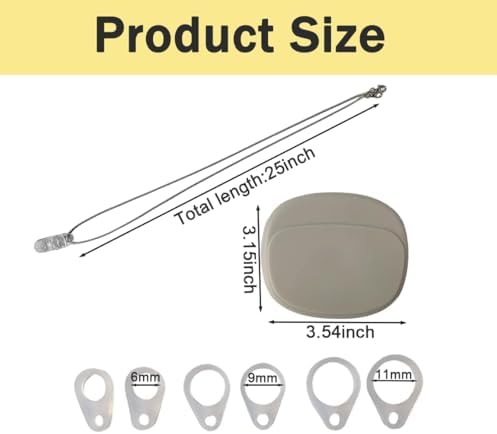 3PCS Elderly Hearing Aid Clip, Anti Loss Lanyard Protector, Hearing Aid Safety Lanyard Kit, Anti-Loss Adjustable Cord with Silicone Loops & Clip for Hearing Aids