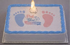 Burn Away Edible Photo Image Cake Topper 8x 10 Personalized Frosting Topper Sheet and Wafer Paper Cake Decoration