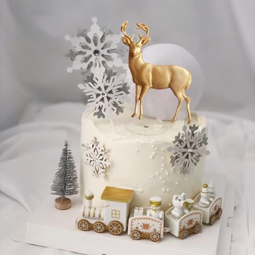 Christmas Deer Elk Silicone Fondant Chocolate Mold For Cake Decorating Cupcake Topper Candy Chocolate Gum Paste Polymer Clay