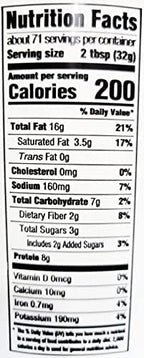Chef's Quality - Creamy Peanut Butter - 5 lb tub