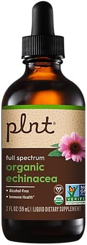 plnt Organic Liquid Echinacea a Full Spectrum a Supports Immune Health a Alcohol-Free (2 fl. oz.)