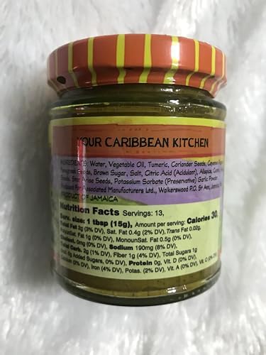 Walkerswood Spicy West Indian Curry Paste (Single Bottle 6.7oz) Product of Jamaica