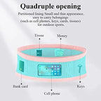 2023 New Multifunctional Knit Breathable Concealed Waist Bag, Running Pack, Adjustable High-capacity Running Fanny Pack, Suitable for Female Male Outdoor Activities Running Fanny Pack (Pink, 4-XL)