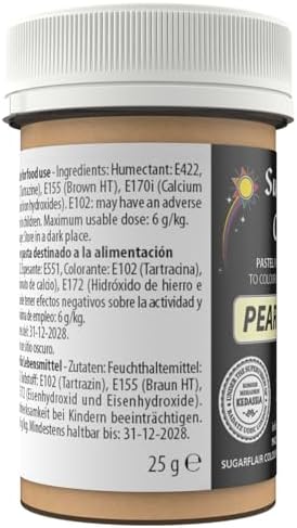Sugarflair Paste Colour - Pastel Pearl Ivory 25g