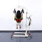 Lift Sling, Medical Patient Lift Slings with Commode Cutout, Four Point Support Shower Sling Toileting Lift Sling for Elderly, Transfer Sling Bariatric Disabled Home Use or Medical Use (XL)
