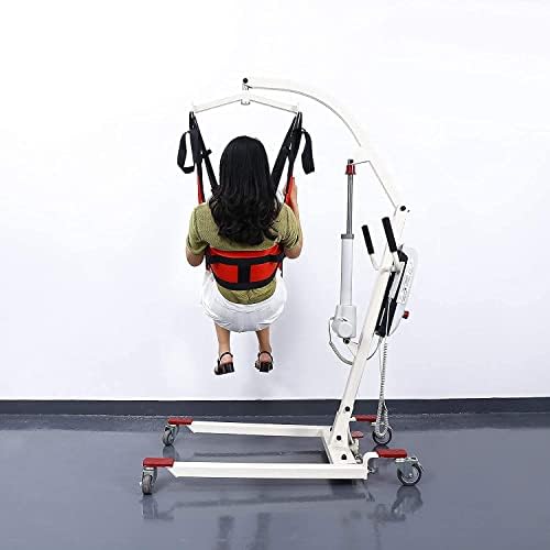 Lift Sling, Medical Patient Lift Slings with Commode Cutout, Four Point Support Shower Sling Toileting Lift Sling for Elderly, Transfer Sling Bariatric Disabled Home Use or Medical Use (XL)