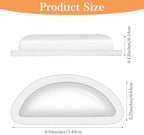 24 Pairs Eye Glass Nose Pads Anti Slip Glasses Nose Silicone Eyeglass Pads Comfort Soft Cushion Stick On Adhesive Nose Pads Replacement for Glasses Sunglasses and Eye Wear (Clear)