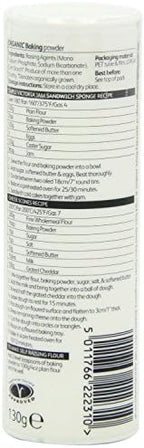 Doves Farm Organic Baking Powder (130g) - Pack of 2