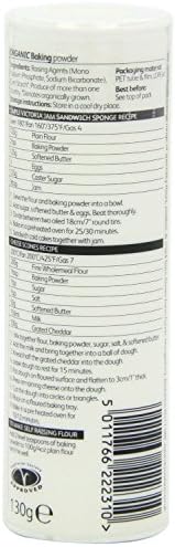 Doves Farm Organic Baking Powder (130g) - Pack of 2