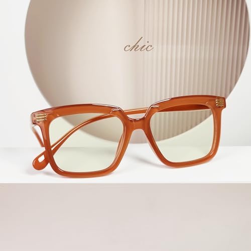 Eyekepper 4-pack Reading Glasses Blue Light Blocking Square Computer Readers Women