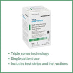 McKesson True METRIX Blood Glucose Test Strips for Diabetes [50 Strips] Self-Monitoring System