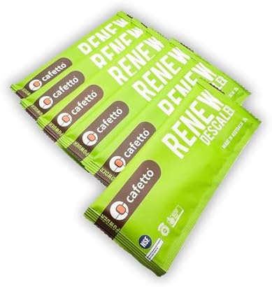 verybarista Renew Descaler (6 x 25g sachets). Designed for espresso machines, boilers and coffee brewers. Safe to use on aluminium, brass and stainless steel