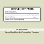 Fennel Seed Tablets by mi Nature | 90 Tablets, 1000 mg | 45 Days Supply | Foeniculum vulgare|